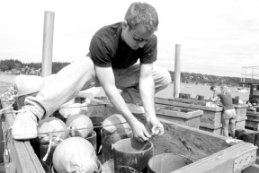 Jonathan Sage volunteers for the MOC Fireworks