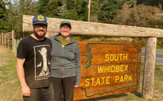 Once they arrived at South Whidbey State Park, Freesia and Josh didn’t hesitate to start taking Island Transit, which takes them everywhere they want to go! Island Transit photo