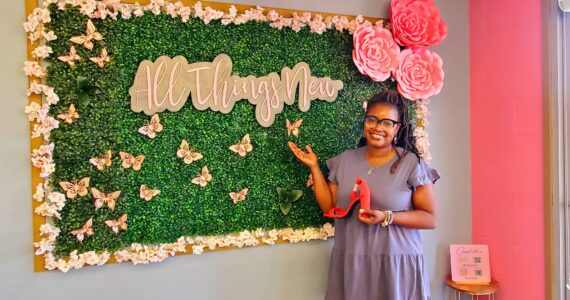 by Luisa Loi
Amanda Refuge recently opened her shoe business, All Things New, in Oak Harbor.