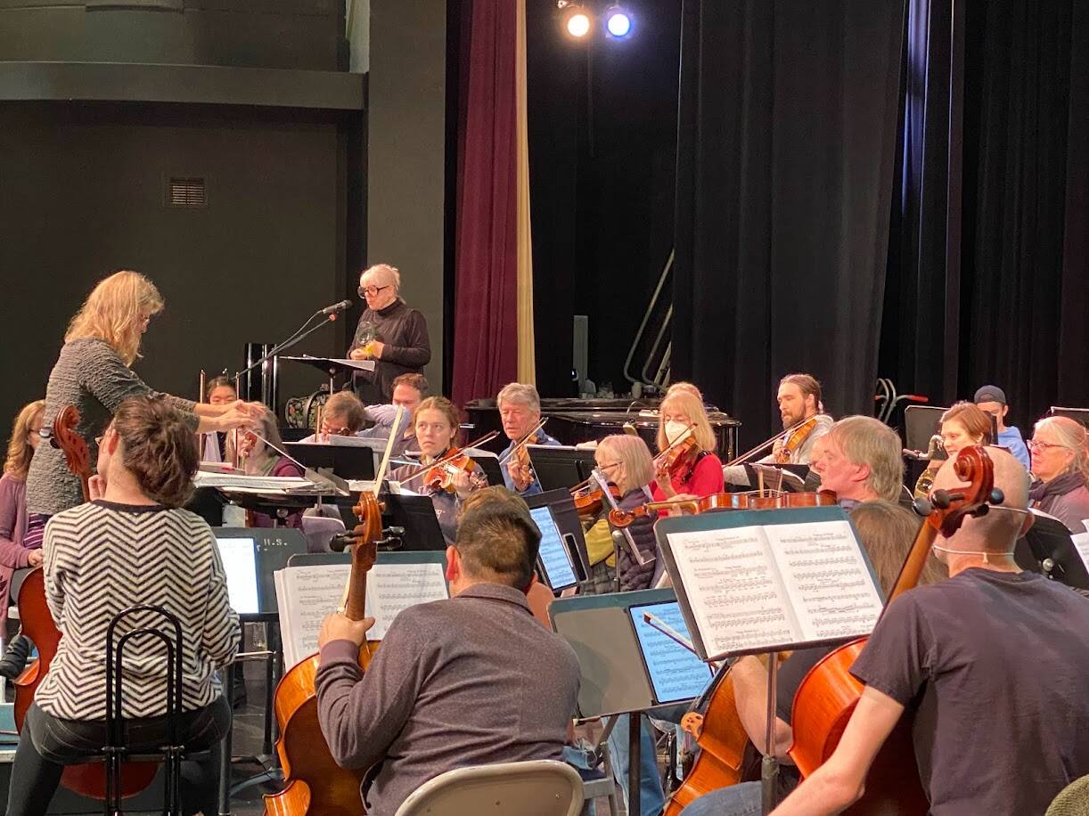The Saratoga Orchestra practices. (Photo provided by Saratoga Orchestra)