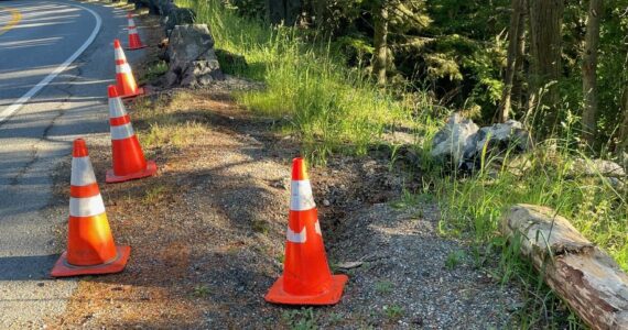 Log guardrails at Deception Pass will be replaced.