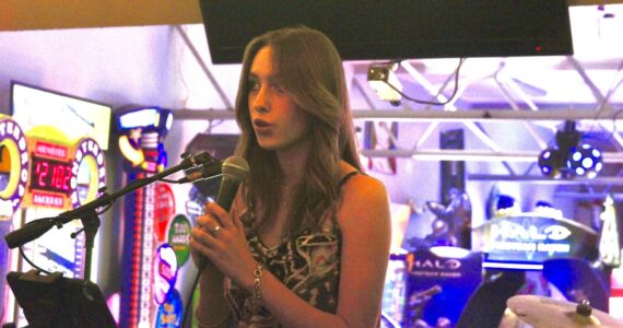 Photo by Marina Blatt. Cora Fix sings Golden Slumbers by The Beatles.
