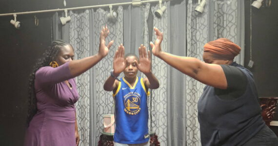 Members of the Unity Fellowship Juneteenth program rehearse for Thursday’s event. Photo provided.