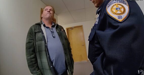 A deputy’s body camera video of Tim Hazelo was played in court.