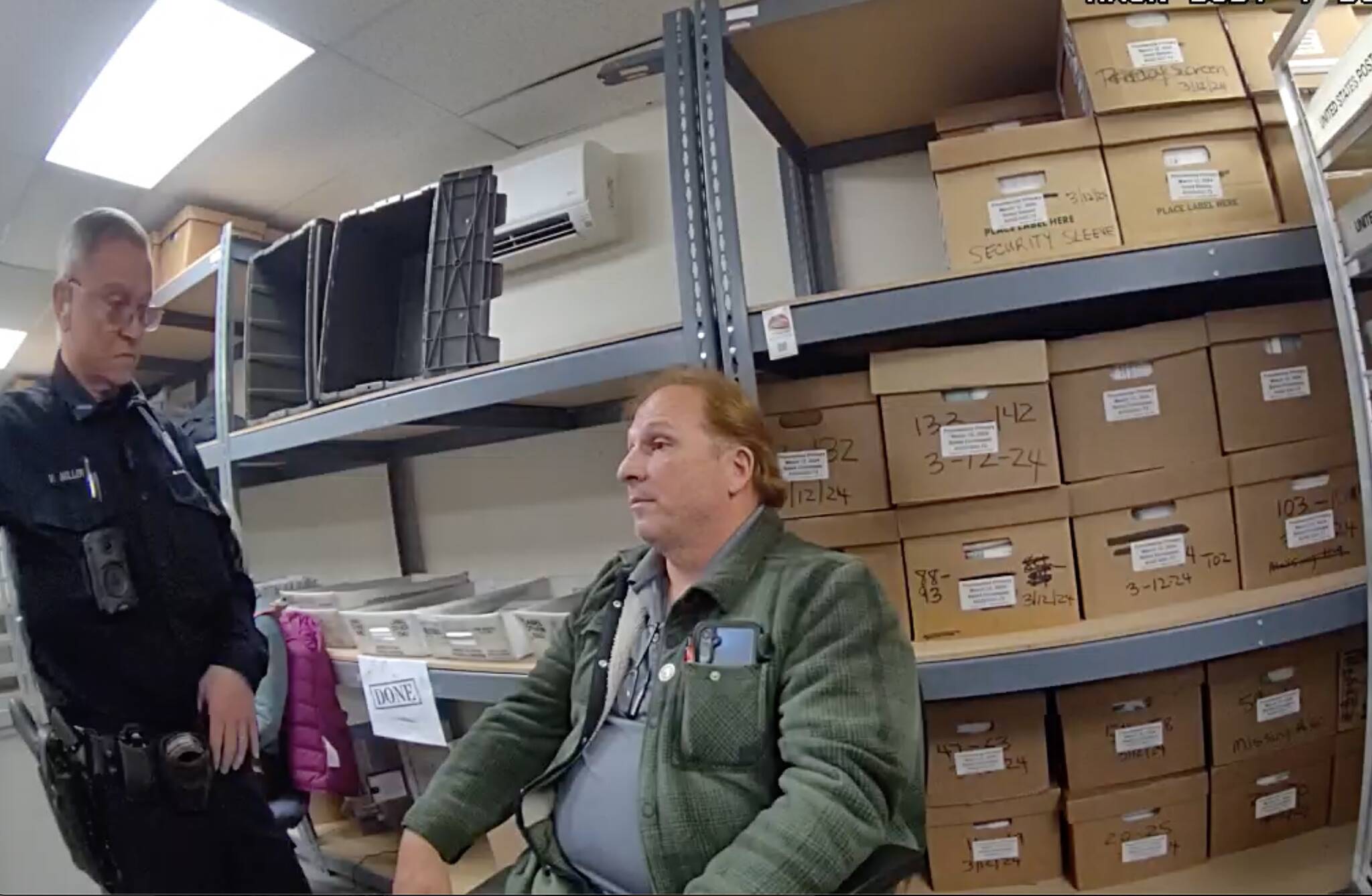 A deputy’s body camera video of Tim Hazelo was played in court.