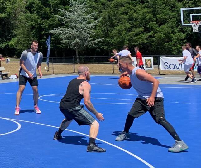 Photo courtesy of Louis Muniz
The annual 3-on-3 tournament held on the basketball court is a lively event. It’s happening again this year on July 26.