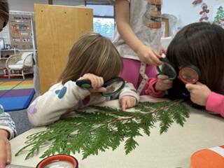 Mrs. Parker's TTK class engaged in hands-on activities in the classroom.