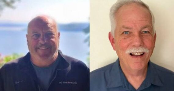 Larry Goff and Chris Chan are two of the candidates running for Commissioner of the Central Whidbey Island Fire and Rescue.