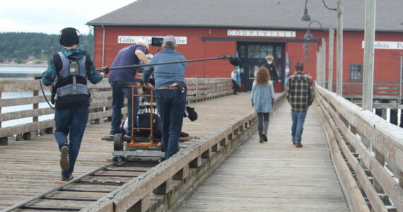 (Whidbey News-Times file photo) Parts of “Midday Black, Midnight Blue,” an indie movie, were filmed in Coupeville in 2021.