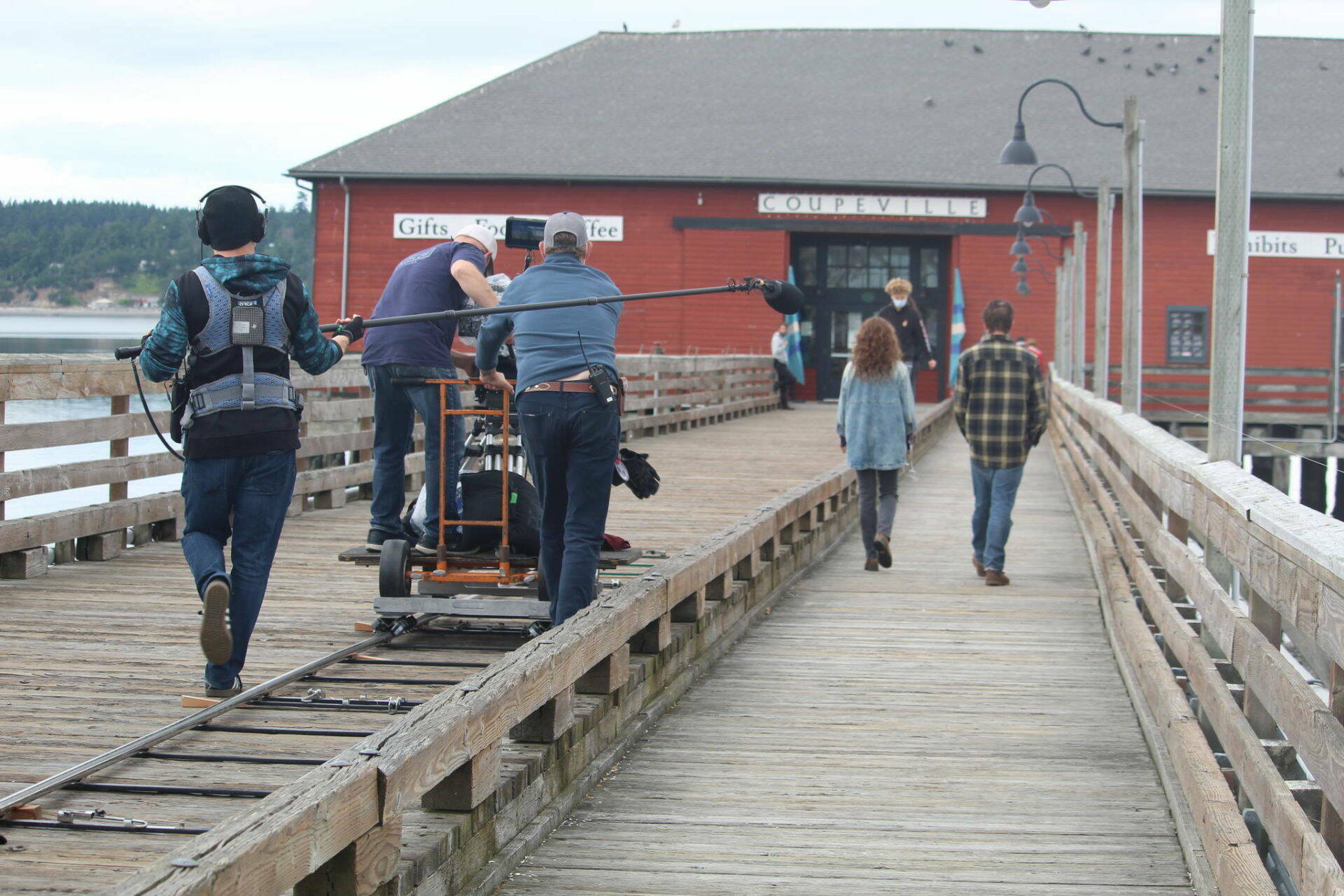 (Whidbey News-Times file photo) Parts of “Midday Black, Midnight Blue,” an indie movie, were filmed in Coupeville in 2021.