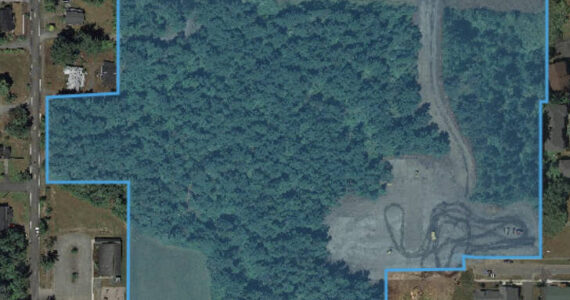 An aerial view of the property outlined in the Memorandum of Agreement, taken in 2007 and included in Town Council materials. Photo by Coupeville.