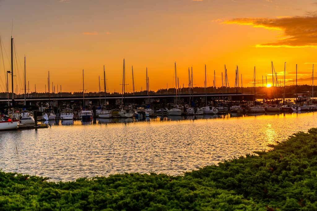 Photo provided
The Oak Harbor Marina at sunset.
