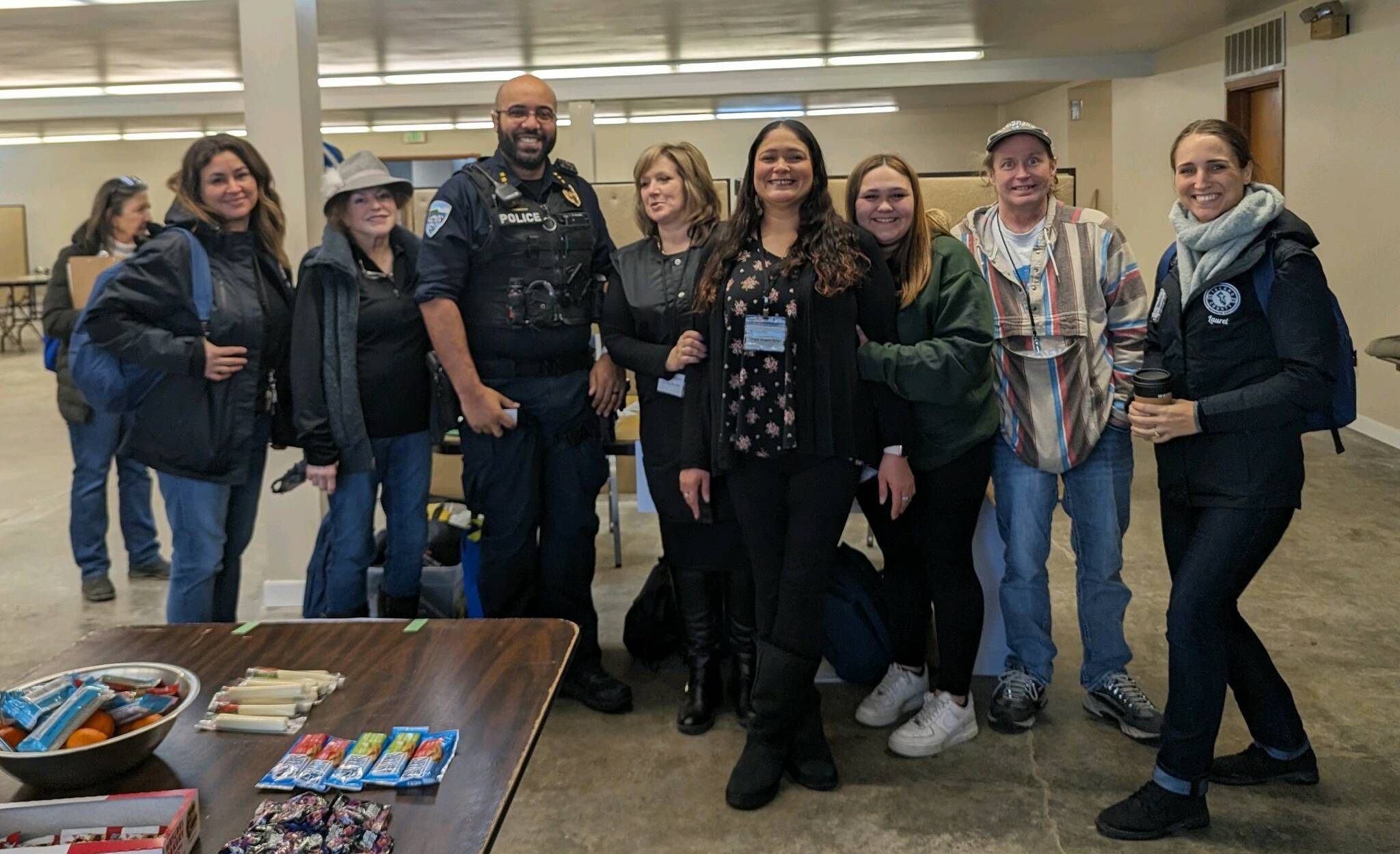 (Photo provided) Haven staff and community partners geared up for the annual Point in Time Count.