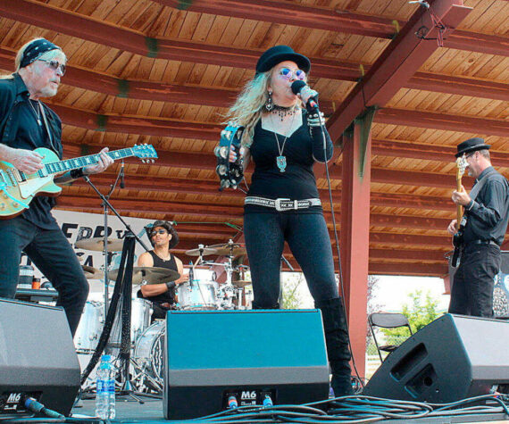 Longtime local favorite, Janie Cribbs & The T.Rust Band, will play Friday, the opening day of LittleBIGFest at the Whidbey Island Fairgrounds & Event Center. The festival runs through Sunday, featuring 47 bands on four stages. File photo by Patricia Guthrie