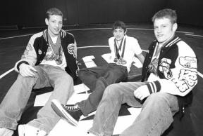 South Whidbey wrestlers Ben Harris
